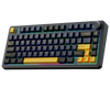AULA F75 75% Wireless Trio Mode Mechanical Gaming Keyboard – Thunder Black, Graywood Switch View 1