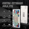 AULA F75 75% Wireless Trio Mode Mechanical Gaming Keyboard With Knob | Comic Keycap, Reaper Switch View 3