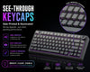 AULA F75 75% Side-Engraved Keycaps Wireless Trio Mode Mechanical Gaming Keyboard – Gradient Gray, Reaper Switch View 2