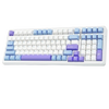 AULA F99 99-Key Tri-Mode Wireless Mechanical Gaming Keyboard – Blue White, Crescent Switch View 1