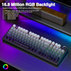 AULA F99 Pro 96% Tri-Mode Wireless Mechanical Gaming Keyboard with Knob – Gradient Gray, Nimbus Switch View 4