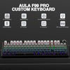 AULA F99 Pro 96% Tri-Mode Wireless Mechanical Gaming Keyboard with Knob – Gradient Gray, Nimbus Switch View 3
