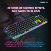 AULA F2066-II Full-Size Wired Mechanical Gaming Keyboard Black View 3