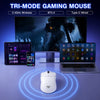 AULA SC580X Tri-Mode Wireless Gaming Mouse | White View 3