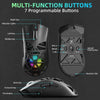 AULA SC620 Tri-Mode Wireless Ergonomic Gaming Mouse – 12,000 DPI, 1000Hz & RGB White View 5