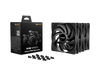 be quiet! Pure Wings 3 120mm PWM High-Speed Case Fan 3-Pack Black View 4