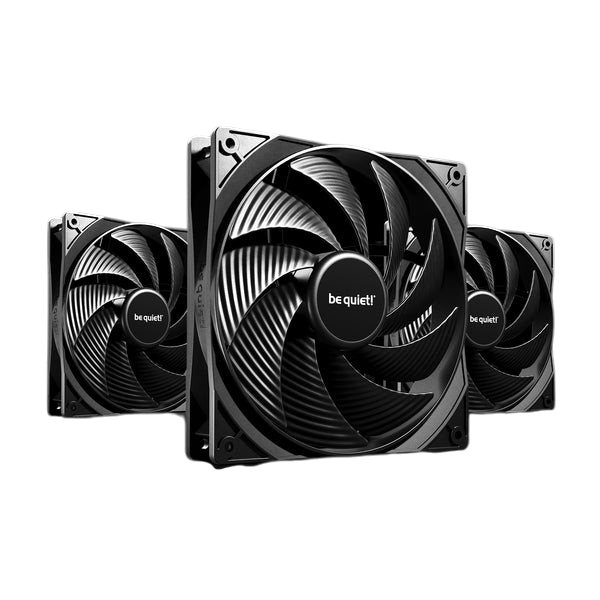 be quiet! Pure Wings 3 140mm PWM High-Speed Case Fan 3-Pack Black