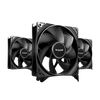 be quiet! Pure Wings 3 120mm PWM Reverse Case Fan 3-Pack Black View 1