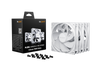 be quiet! Pure Wings 3 120mm PWM Reverse Case Fan 3-Pack White View 3