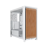 Corsair Frame 4000D Wood RS with 4 ARGB Fans White View 1