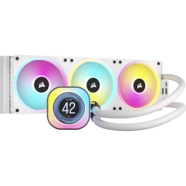 iCUE LINK H150i LCD AIO CPU Cooler White