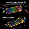 Cosmic Byte Arcturus 65 Tri-Mode Gasket Hot Swappable Mechanical Switch Keyboard (Black Amber) View 5