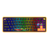 Cosmic Byte Arcturus 65 Tri-Mode Gasket Hot Swappable Mechanical Switch Keyboard (Black Amber) View 1