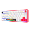 Cosmic Byte Arcturus 65 Tri-Mode Gasket Hot Swappable Mechanical Switch Keyboard (White red) View 2