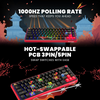 Cosmic Byte Arcturus 65 Tri-Mode Gasket Hot Swappable Mechanical Switch Keyboard (Black red) View 4