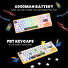 Cosmic Byte Arcturus 65 Tri-Mode Gasket Hot Swappable Mechanical Switch Keyboard (White amber) View 6
