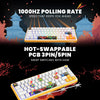 Cosmic Byte Arcturus 65 Tri-Mode Gasket Hot Swappable Mechanical Switch Keyboard (White amber) View 5