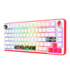 Cosmic Byte Arcturus 75 Tri-Mode Gasket Hot Swappable Mechanical Switch Keyboard (White Red) View 2
