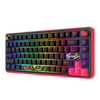 Cosmic Byte Arcturus 75 Tri-Mode Gasket Hot Swappable Mechanical Switch Keyboard (Black Red) View 2