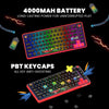 Cosmic Byte Arcturus 75 Tri-Mode Gasket Hot Swappable Mechanical Switch Keyboard (Black Red) View 6
