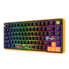 Cosmic Byte Arcturus 75 Tri-Mode Gasket Hot Swappable Mechanical Switch Keyboard (Black amber) View 2