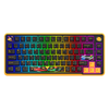 Cosmic Byte Arcturus 75 Tri-Mode Gasket Hot Swappable Mechanical Switch Keyboard (Black amber) View 1