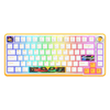 Cosmic Byte Arcturus 75 Tri-Mode Gasket Hot Swappable Mechanical Switch Keyboard (White Amber) View 1