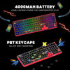 Cosmic Byte Arcturus 98 Tri-Mode Gasket Hot Swappable Mechanical Switch Keyboard (Black Red) View 6
