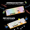 Cosmic Byte Arcturus 98 Tri-Mode Gasket Hot Swappable Mechanical Switch Keyboard (White Amber) View 6