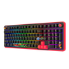 Cosmic Byte Arcturus 98 Tri-Mode Gasket Hot Swappable Mechanical Switch Keyboard (Black Red) View 2