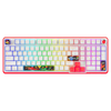 Cosmic Byte Arcturus 98 Tri-Mode Gasket Hot Swappable Mechanical Switch Keyboard (White Red) View 1