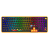 Cosmic Byte Arcturus 98 Tri-Mode Gasket Hot Swappable Mechanical Switch Keyboard (Black Amber) View 1