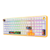 Cosmic Byte Arcturus 98 Tri-Mode Gasket Hot Swappable Mechanical Switch Keyboard (White Amber) View 2