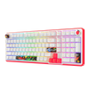 Cosmic Byte Arcturus 98 Tri-Mode Gasket Hot Swappable Mechanical Switch Keyboard (White Red) View 2