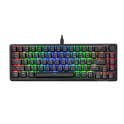 Cosmic Byte CB-GK-33 Astra 67-Key Gaming Keyboard with Bluetooth, USB Type-C, Per-Key RGB & Outemu Blue Switches