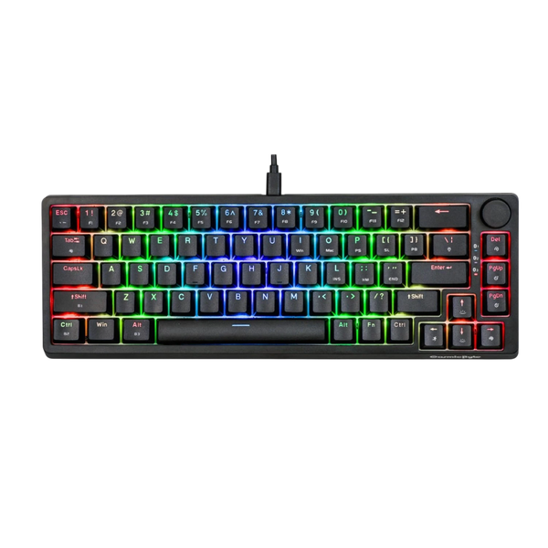 Cosmic Byte CB-GK-33 Astra 67-Key Gaming Keyboard with Bluetooth, USB Type-C, Per-Key RGB & Outemu Blue Switches