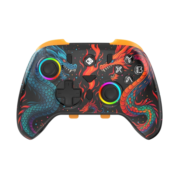 Cosmic Byte Drakon Tri-Mode Gaming Controller with TMR Joysticks, Mechanical Buttons & Charging Dock