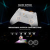 Cosmic Byte Lumora Tri-Mode Gaming Controller with Hall Effect Joysticks, Mechanical Buttons, Gyro & RGB (White) View 6