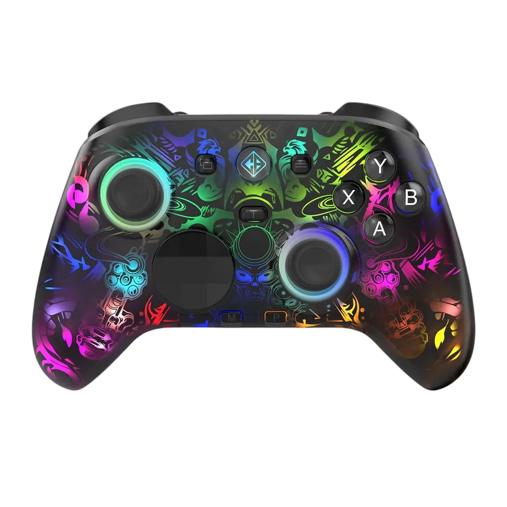 Cosmic Byte Lumora Tri-Mode Gaming Controller with Hall Effect Joysticks, Mechanical Buttons, Gyro & RGB