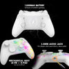 Cosmic Byte Lumora Tri-Mode Gaming Controller with Hall Effect Joysticks, Mechanical Buttons, Gyro & RGB (White) View 4