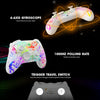 Cosmic Byte Lumora Tri-Mode Gaming Controller with Hall Effect Joysticks, Mechanical Buttons, Gyro & RGB (White) View 5