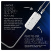 Cosmic Byte Proteus USB & 3.5mm Dual Input Gaming Headset with 7.1 Virtual Surround Sound, ENC Detachable Microphone & RGB Lighting White View 6