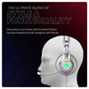 Cosmic Byte Proteus USB & 3.5mm Dual Input Gaming Headset with 7.1 Virtual Surround Sound, ENC Detachable Microphone & RGB Lighting White View 4