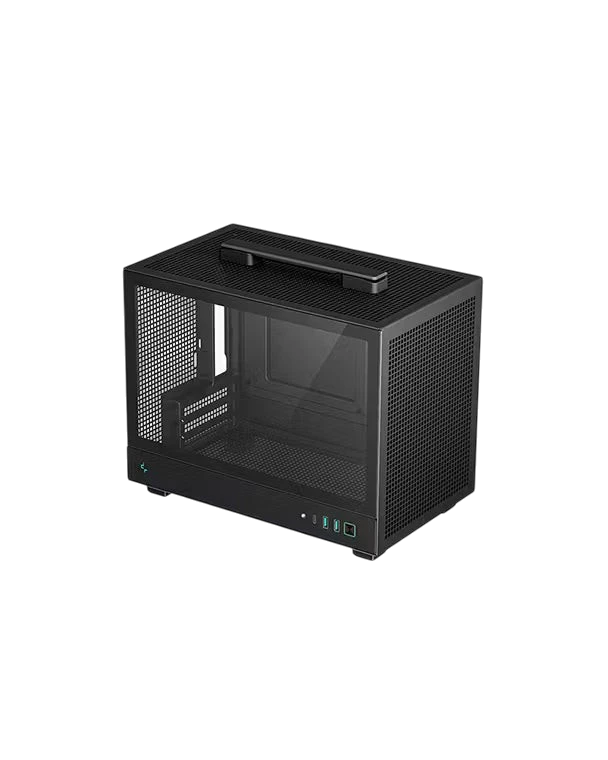 DeepCool CH160 Mini-ITX Portable High Airflow Gaming Cabinet Black