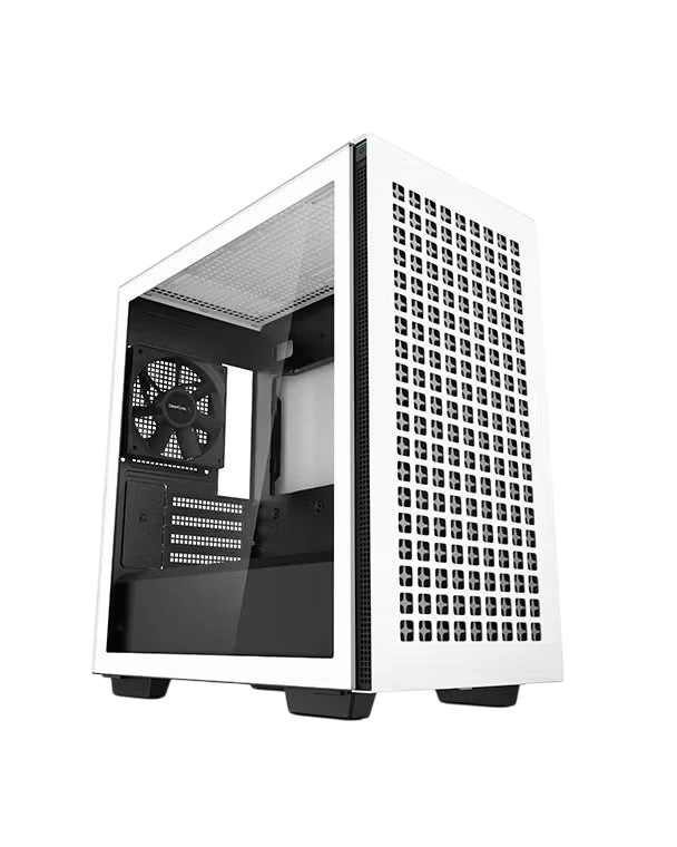 DeepCool CH370 WH Micro-ATX Gaming Cabinet White