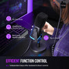 FIFINE AM8 XLR/USB Dynamic Gaming Microphone with RGB, Mute Button & Headphone Monitoring View 3