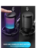 FIFINE AmpliGame A6V USB Gaming Condenser Microphone with RGB, Quick Mute, Gain Control & Shock Mount View 2