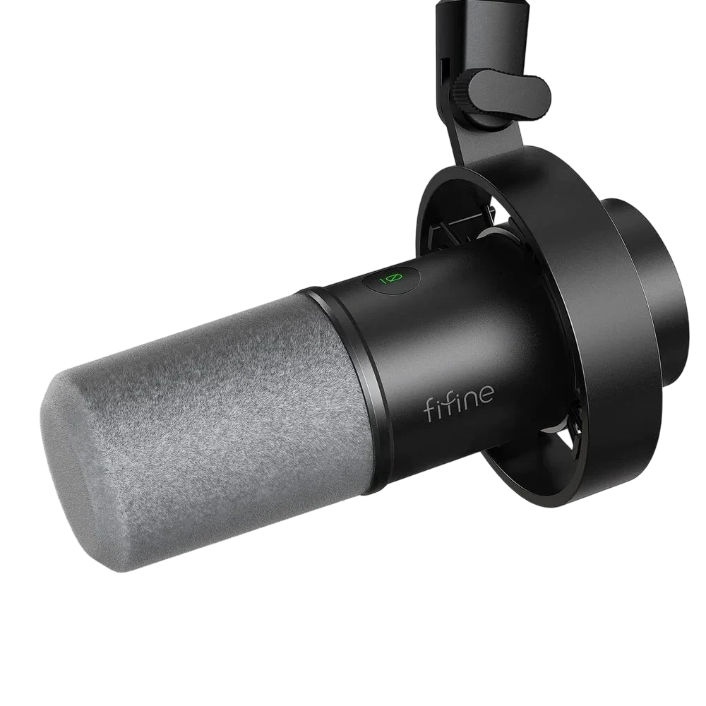 FIFINE AmpliTank K688 Dynamic USB/XLR Microphone with Cardioid Pickup, Mute, Gain Control & 3.5mm Monitoring
