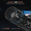 FIFINE AmpliTank TANK 3 USB/XLR Dynamic Studio Microphone with Cardioid Pickup, Mute Button & Headphone Monitoring  SEO Title View 4