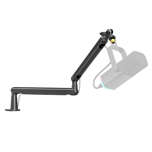 FIFINE BM88 Microphone Arm Stand – Low Profile, 29" Reach & Cable Management